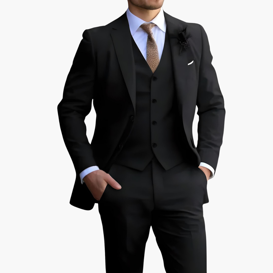 Costume trois pièces homme coupe slim