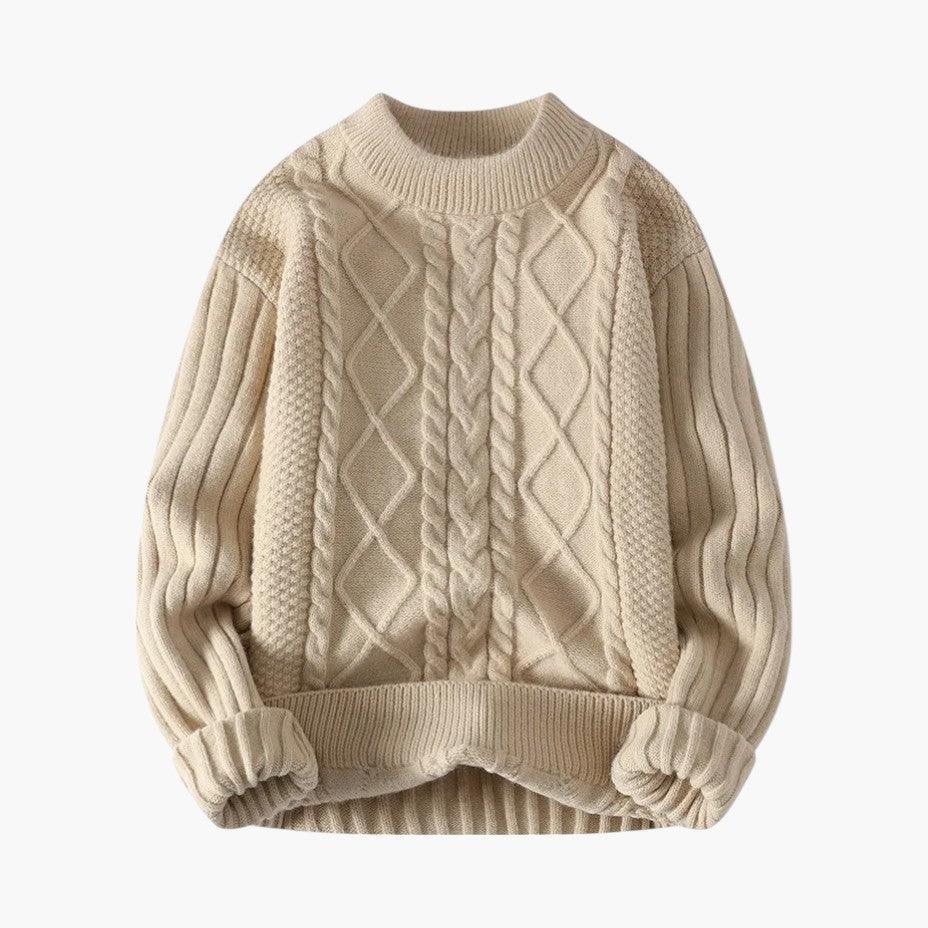 Pull-over pour hommes à l'inspiration vintage et chaud - ParisienMode